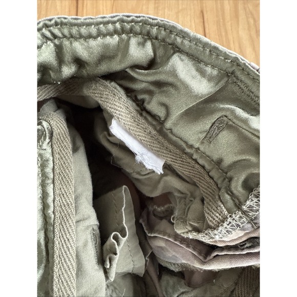 VTG Abercrombie & Fitch Pants Womens 25/0 Green Cargo Camo Paratrooper Y2K Baggy - Picture 13 of 13